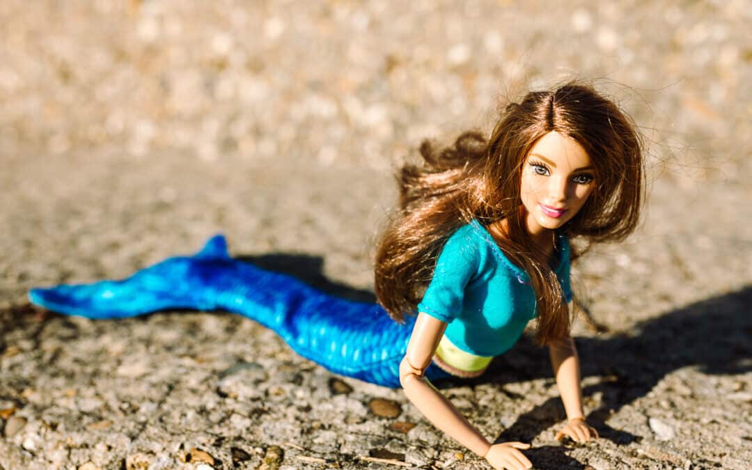 Miniature mermaid • Doll photography