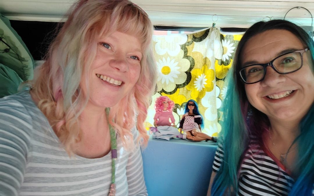 Real life us and Barbie us – my life is weird but fun